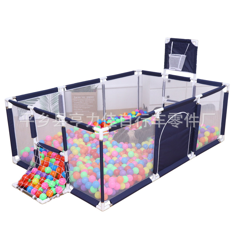 Nuevo juego de niños de tamaño grande cerca de cascada piscina de juego de pelota marina bebé barrera de protección piscina de pelota marina bebé