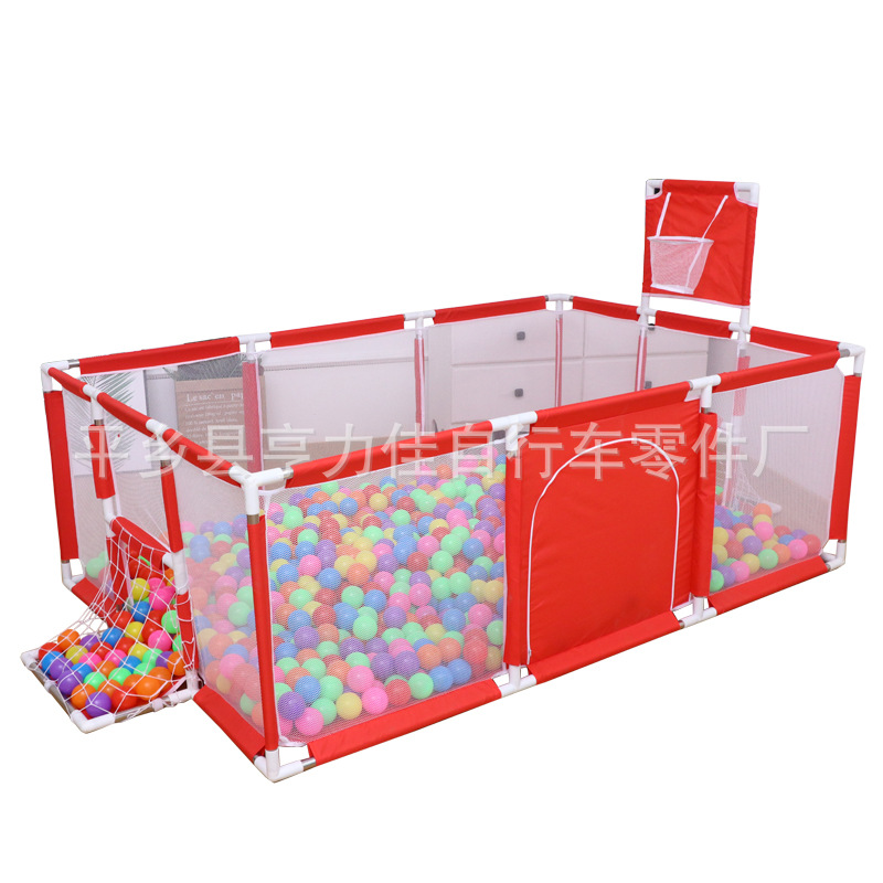 Nuevo juego de niños de tamaño grande cerca de cascada piscina de juego de pelota marina bebé barrera de protección piscina de pelota marina bebé