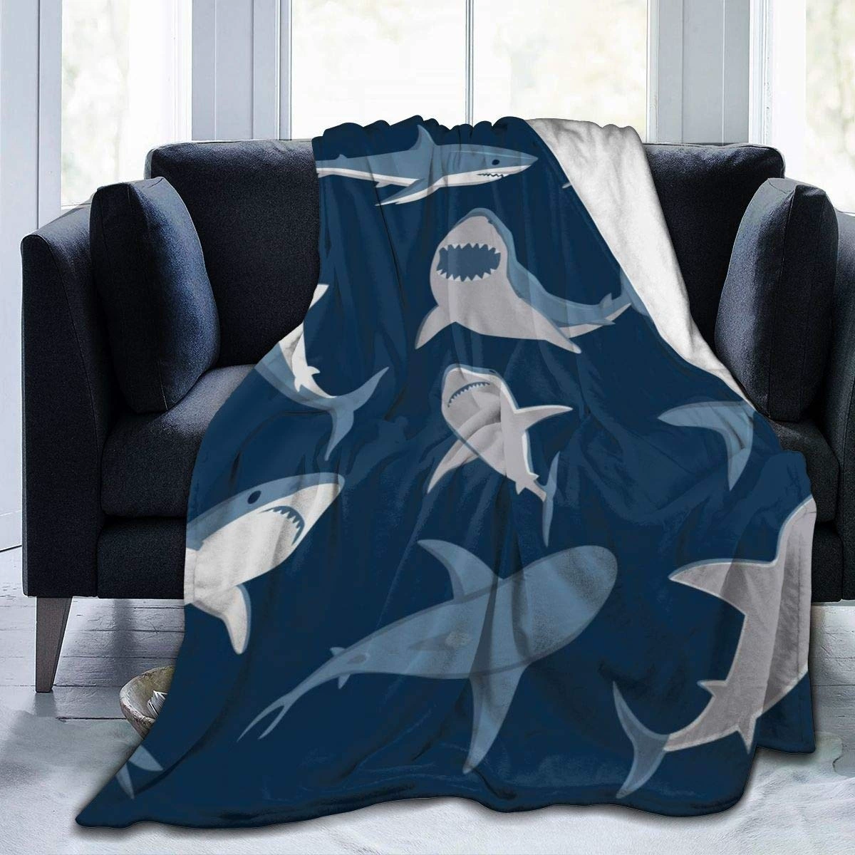 Creative keep warm duvet, digital double-sided flannel sofa