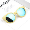 Matte children's sunglasses, retroreflective lens, sun protection cream, Korean style, UF-protection