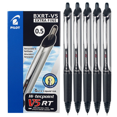 Japanese PILOT Baile BXRT-V5 Press Gel Pen Needle Type Sign Pen Development Wang bxs-v5rt Refill
