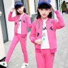 Spring children's set, autumn uniform, clothing, 3 piece set, children's clothing, western style, suitable for teen