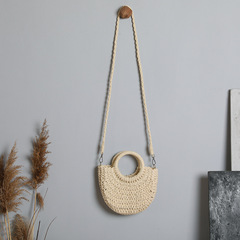 A wholesale manufacturer of one-piece dropshipping for women's 2024 new style grass-woven bags, single-shoulder bags, crossbody bags, hand-held bags, and retro-style bags