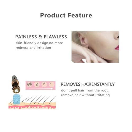 Flawless lipstick shaver new women's electric facial shaver mini hair removal epilator TV product