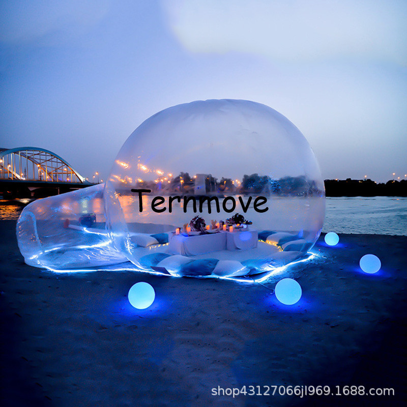 抖音同款户外野营网红充气星空泡泡屋透明帐篷住宿酒店民宿旅游