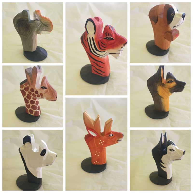 Wood carving carved glasses frame animal glasses frame desktop frame eye holder crafts manufacturers wholesale wood products