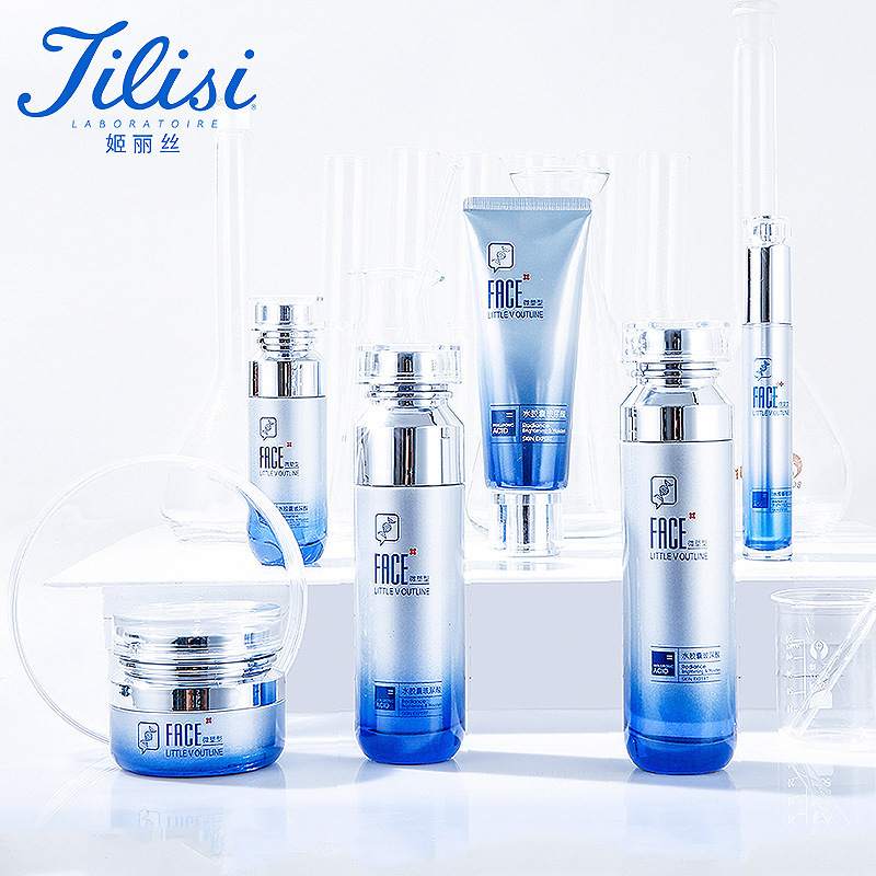Jilis Water Capsule Hyaluronic Acid Hydrating Elastic Moisturizing Cream Toner Cleanser Hydrating Elastic Moisturizing Cream