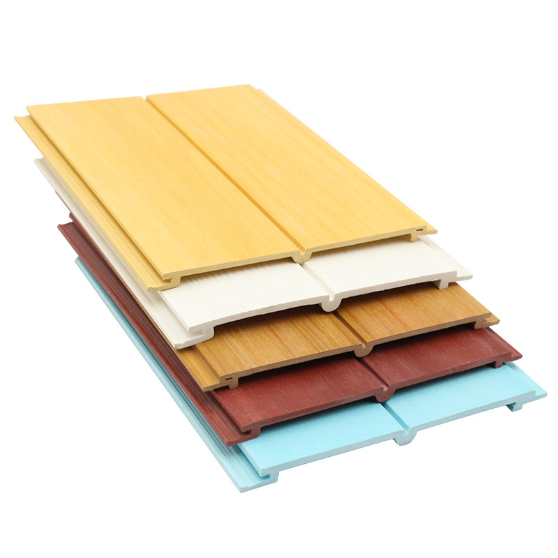 Panel Decorativo de Madera y Plástico 75 mm A Prueba de Humedad e Impermeable para Interiores