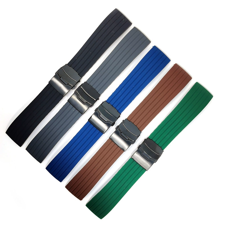 Waterproof universal tires, silicone watch strap, 24mm