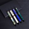 Jinhao 100 Tofu Century Series Steel Pen Sea Treasure Blue 18K Acrylic Office Calligraphy Signing Gift Pen Insurance