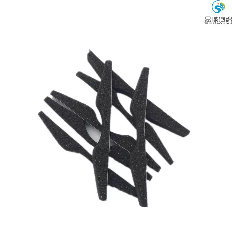 现货白色慢回弹海绵鼻梁条 模压成型记忆海棉条 口罩鼻梁海绵贴