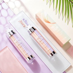 KDK two-color isolation cream + BB cream concealer, moisturizing and brightening skin tone before makeup, double-tube liquid foundation without sticking powder