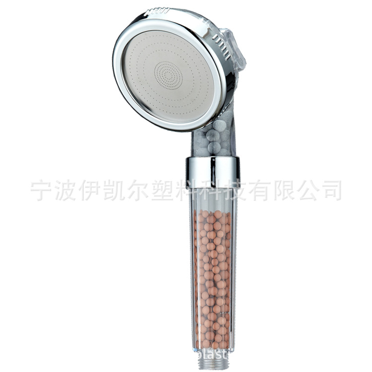 3 개의 음이온 샤워 투명