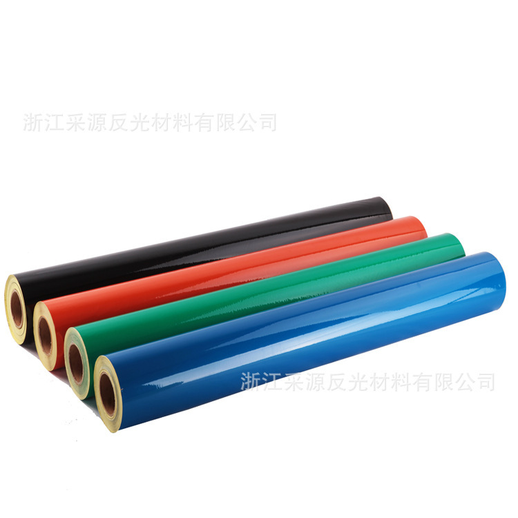 PET广告级反光膜3100刻字反光贴纸道路交通标识牌反光材料厂家