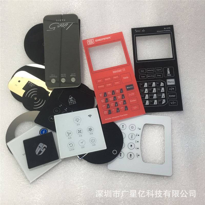 实体工厂钢化玻璃CNC台阶丝印电镀 半透专业技术生产免费设计