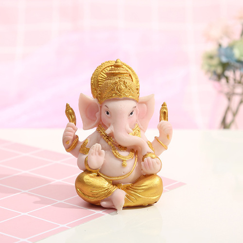 Bar counter cashier desktop decoration resin crafts office multi-functional craft Indian elephant trunk ornaments wholesale