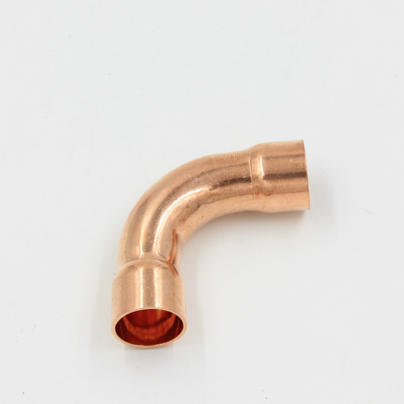 90 grados rojo cobre alargado socket grande R codo alargado codo doble acampanado