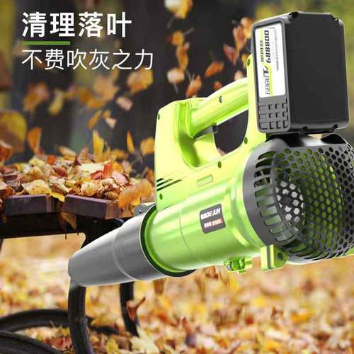 Export electric snow blower leaf blower lithium battery rechargeable high power industrial hair dryer garden leaf blower