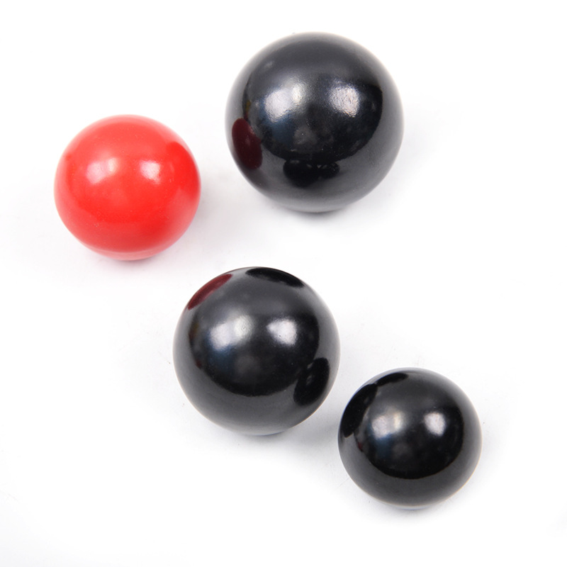 Plastic ball Black handball red glue ball/machine handle ball nut…