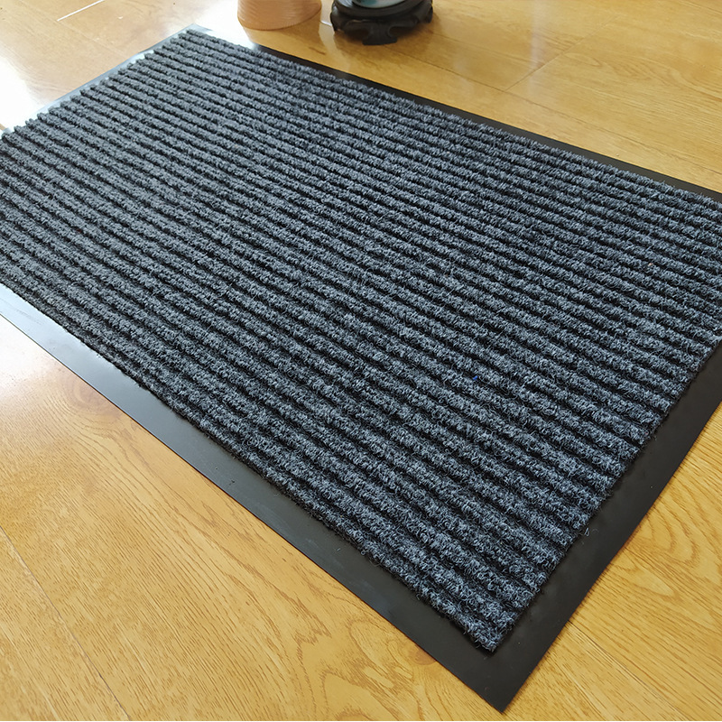 Entrance Mat, Door Mat, Kitchen Pvc Non-Slip Mat, Polypropylene Carpet Mat, Water-Absorbent Amazon Carpet, Striped