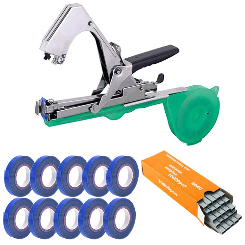 Orchard branch binding machine accessories tomato and cucumber end device set vine binding machine knot 10 straps 1 box of nails
