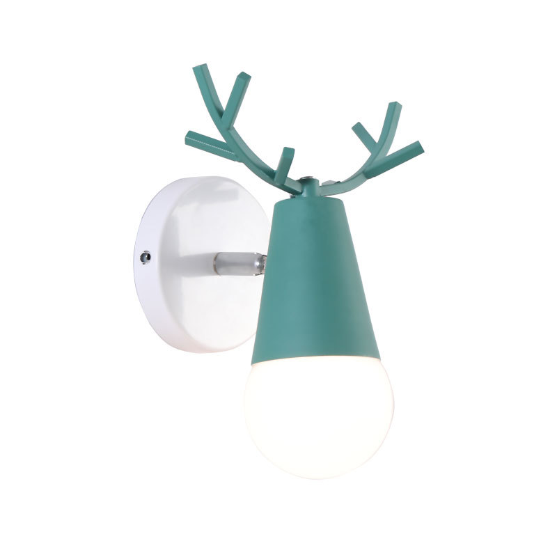 Nordic espejo frente lámpara LED creativo asta lámpara de pared baño espejo del baño lámpara de gabinete tocador lámpara de pared lámpara de tocador