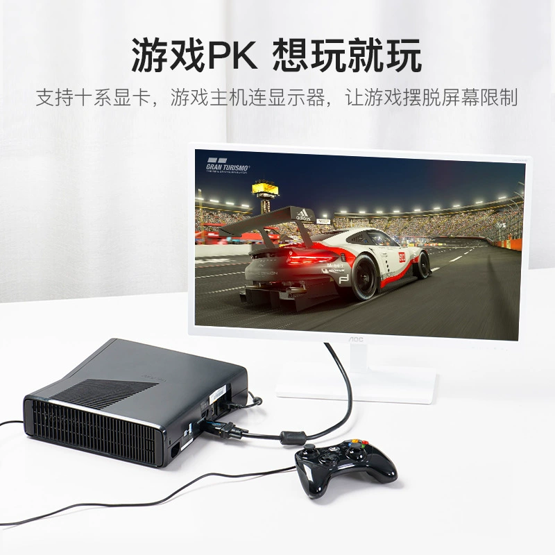 Универсальный HDMI-передатчик VJA Rotary Connection VGA кабель конвертер с аудио HD HDIM набор для приставки TV проектора