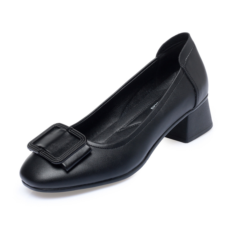 Single shoes black 7033