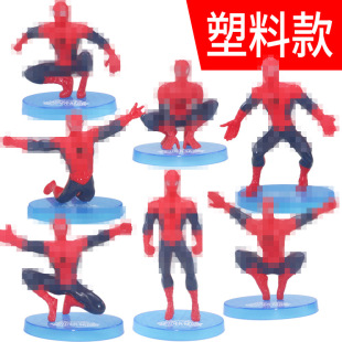 Набор игрушек Constress Man из 7 предметов, пластиковый светильник, кукла для выпечки на день рождения, детские украшения для торта