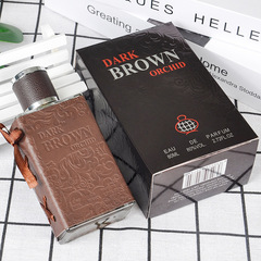 Cross-border supply men's perfume cologne long-lasting fragrance European and American leather English packaging 100ML street stall supply