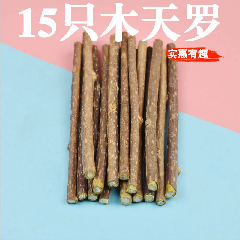 Кошка Закуска Дерево Тяньло Стержень Зубы Стержень Палка Дерево Тяньло