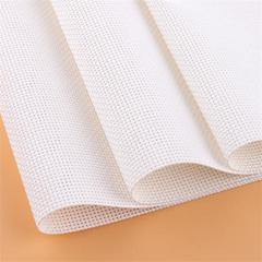 Cross-stitch plastic cloth embroidery adhesive cloth white double thread double strand 18CT card sleeve fabric card bag fabric double grid fabric grid