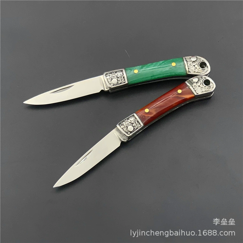 Guofeng ручная мини складная боевая сабля, складной меч, креативный походный нож для взлома, экспресс, фруктовый нож из нержавеющей стали