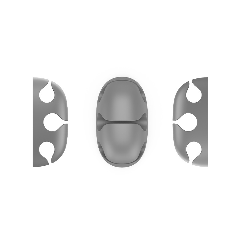 Nuevo cable de datos de escritorio organizador de cable de silicona regalo creativo de almacenamiento Winder enchufe titular clip de alambre