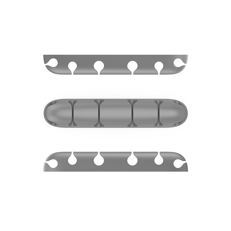 Nuevo cable de datos de escritorio organizador de cable de silicona regalo creativo de almacenamiento Winder enchufe titular clip de alambre