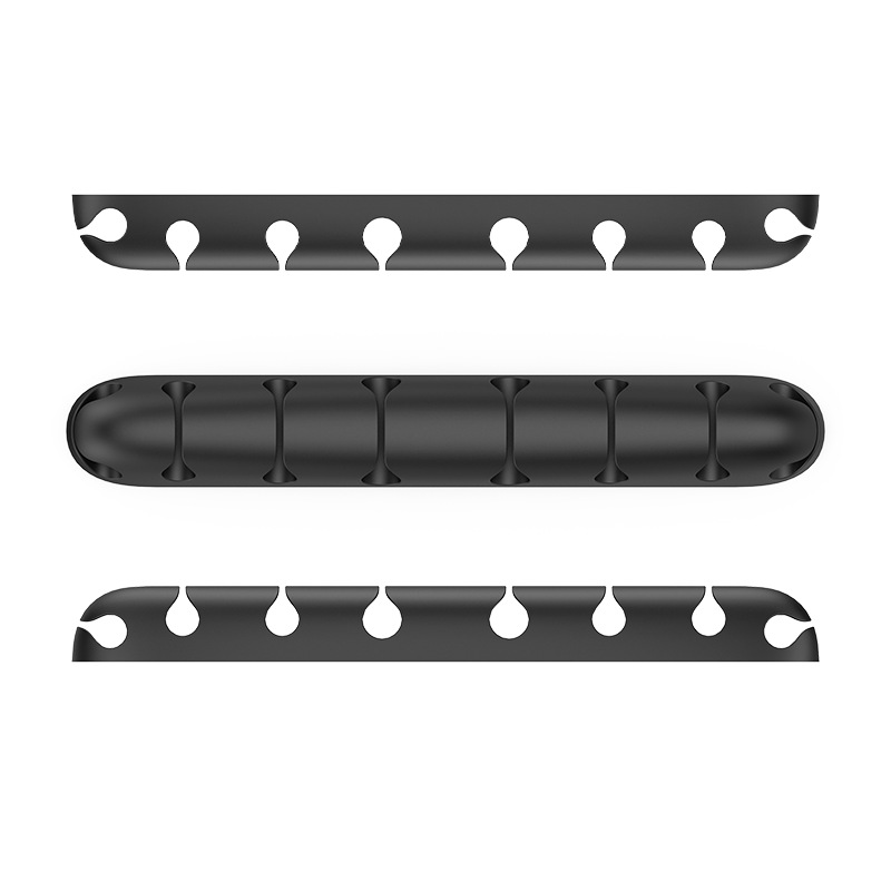 Nuevo cable de datos de escritorio organizador de cable de silicona regalo creativo de almacenamiento Winder enchufe titular clip de alambre