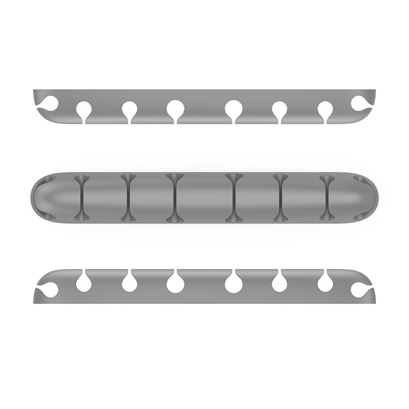 Nuevo cable de datos de escritorio organizador de cable de silicona regalo creativo de almacenamiento Winder enchufe titular clip de alambre