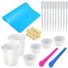 Epoxy resin, crystal, silica gel tools set, measuring cup, mixing stick