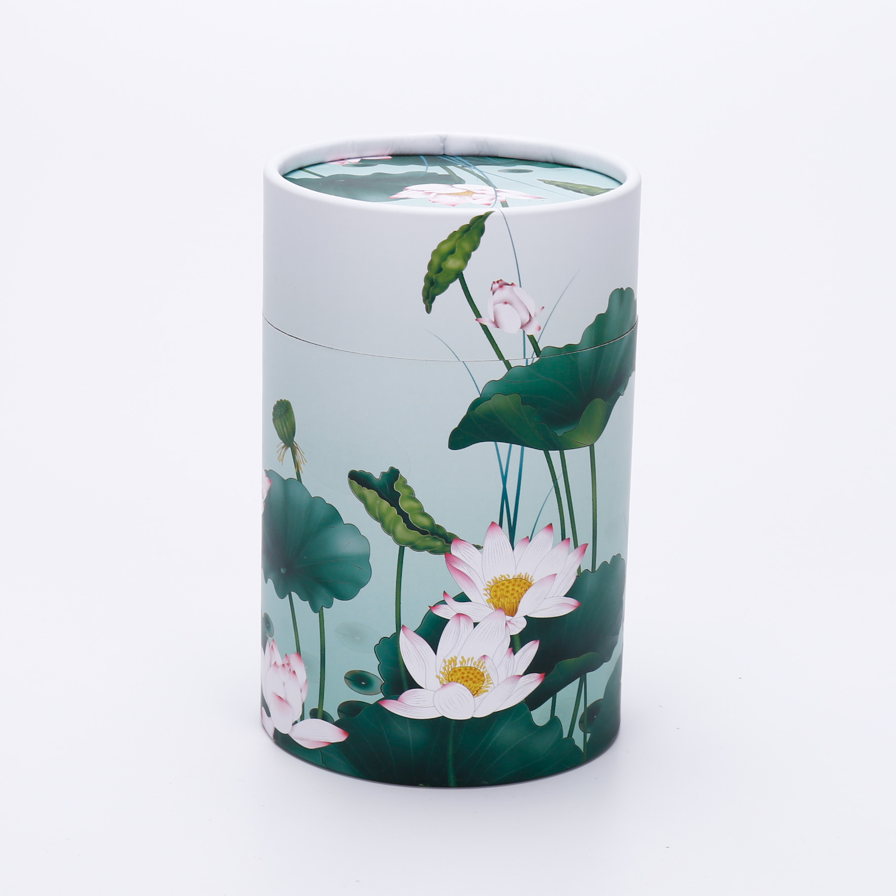 厂家批发天地盖彩罐批发桂花坚果藕粉食品密封包装纸罐彩印纸筒