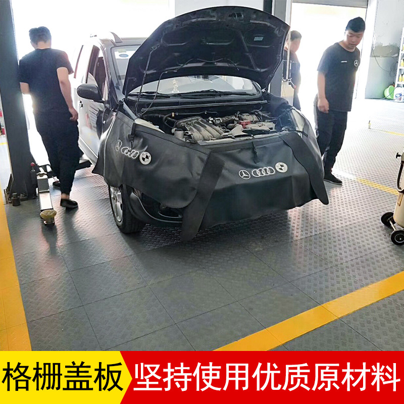 1,8 cm coche salón de belleza de plástico empalme cubierta placa piso rejilla coche sala de lavado engrosada partición de plástico pad