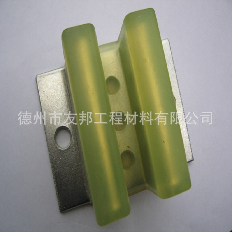 聚氨酯空心轨导靴/宁津电梯配件/电梯配件厂家pu滑动导靴