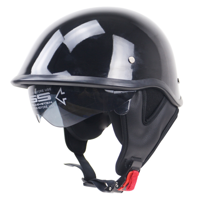 Helmet with built-in lens unisex motorcycle helmet_voghion.com