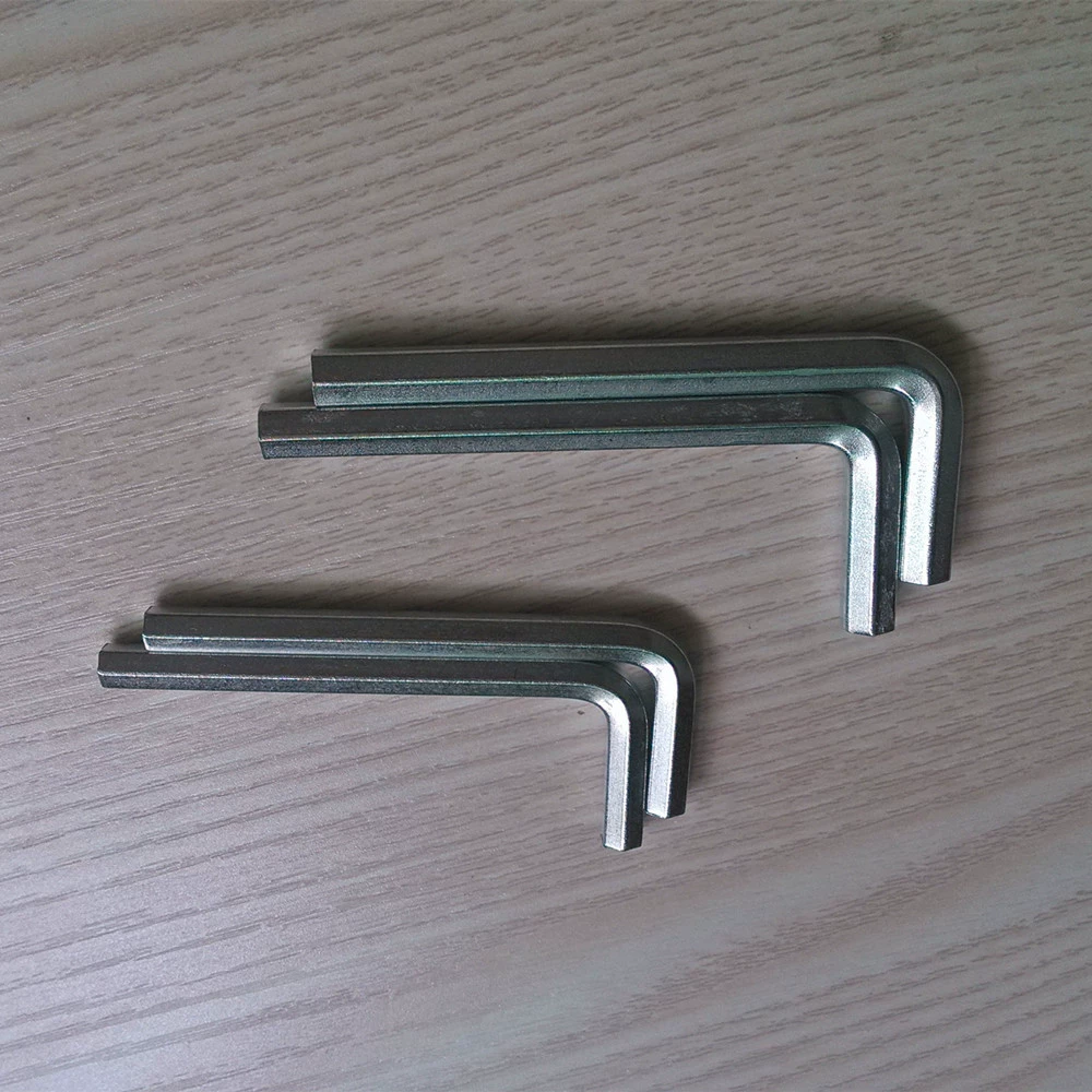 Завод прямые поставки от 1,5 до 12 термообработки и жесткий оцинкованный шестигранный торцевой ключ