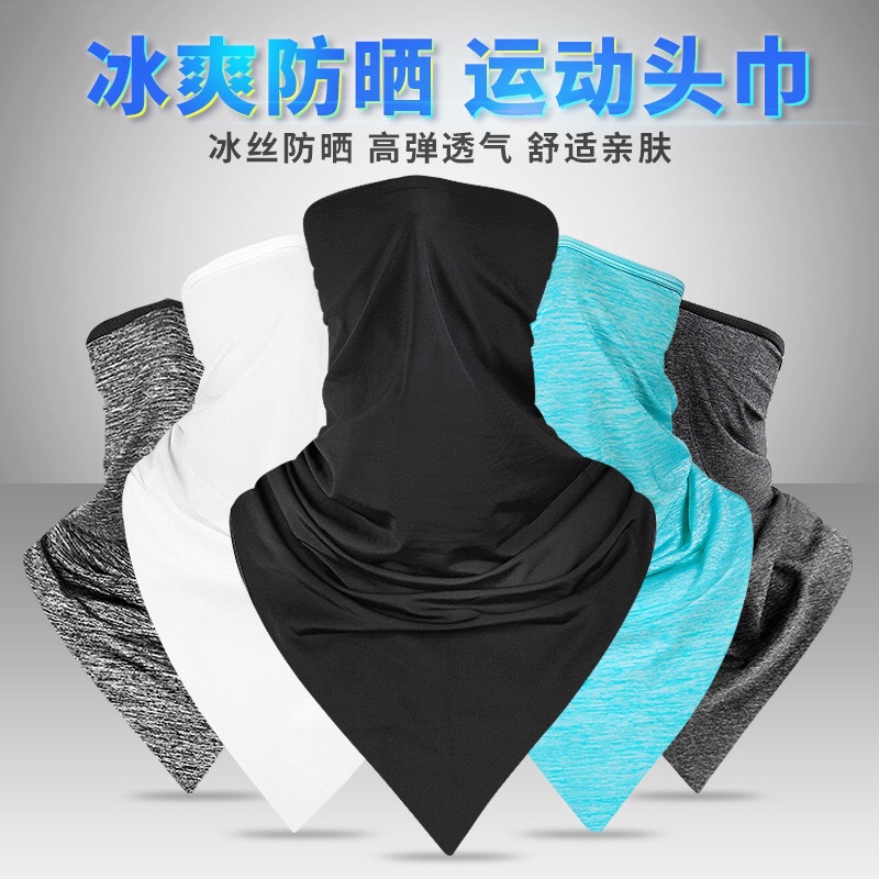 Travel silk summer breathable scarf for men and women