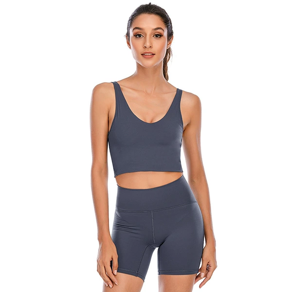 Naked u vest lilac gray