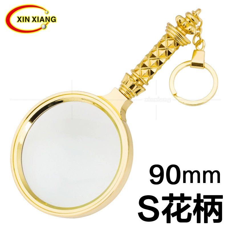 10 раз все золотые старейшины читают книги и газеты, ручная латунная лупа, рыночная Храмовая ярмарка, продажа