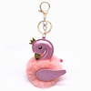 Cute swan, puffer ball, keychain, transport, pendant, wholesale