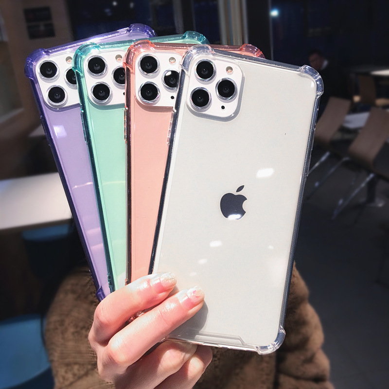 Producto Popular de Comercio Exterior XS, Funda Transparente de TPU para iPhone 17 Pro Max, Protección Anticaídas en las Cuatro Esquinas, Funda Protectora para 16 y 15p