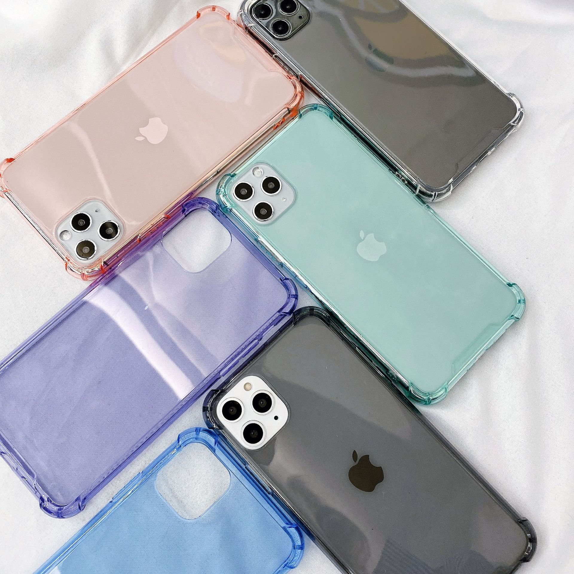 Producto Popular de Comercio Exterior XS, Funda Transparente de TPU para iPhone 17 Pro Max, Protección Anticaídas en las Cuatro Esquinas, Funda Protectora para 16 y 15p