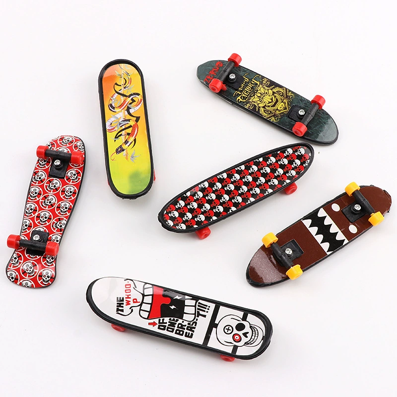 Мини-пластиковый finger skateboard 10×3×1.5 см, случайный цвет, игрушка для снятия стресса